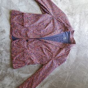 SZ 14 Flower Print Blazer